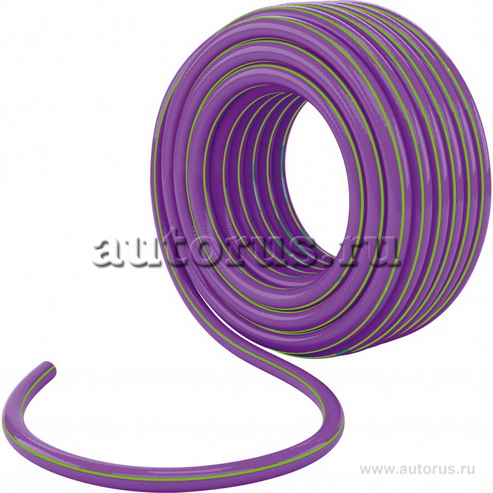 Шланг поливочный армированный трехслойный 3/4, серия Violet, 25 м ...
