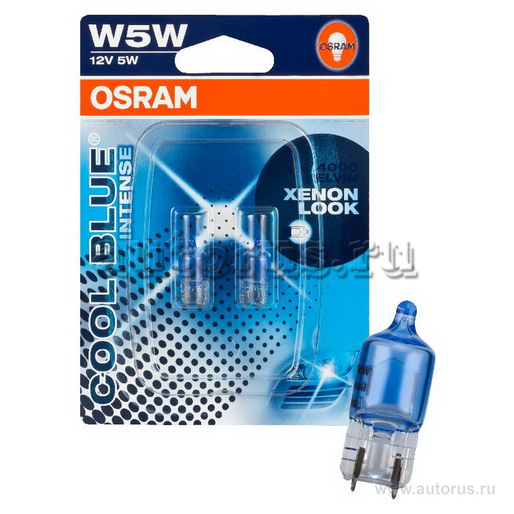 Лампа накаливания автомобильная OSRAM W5W 12V (2825) - отзывы покупателей  на Мегамаркет
