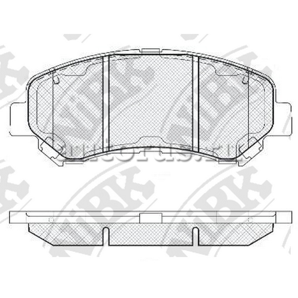 Nibk pn2801 колодки