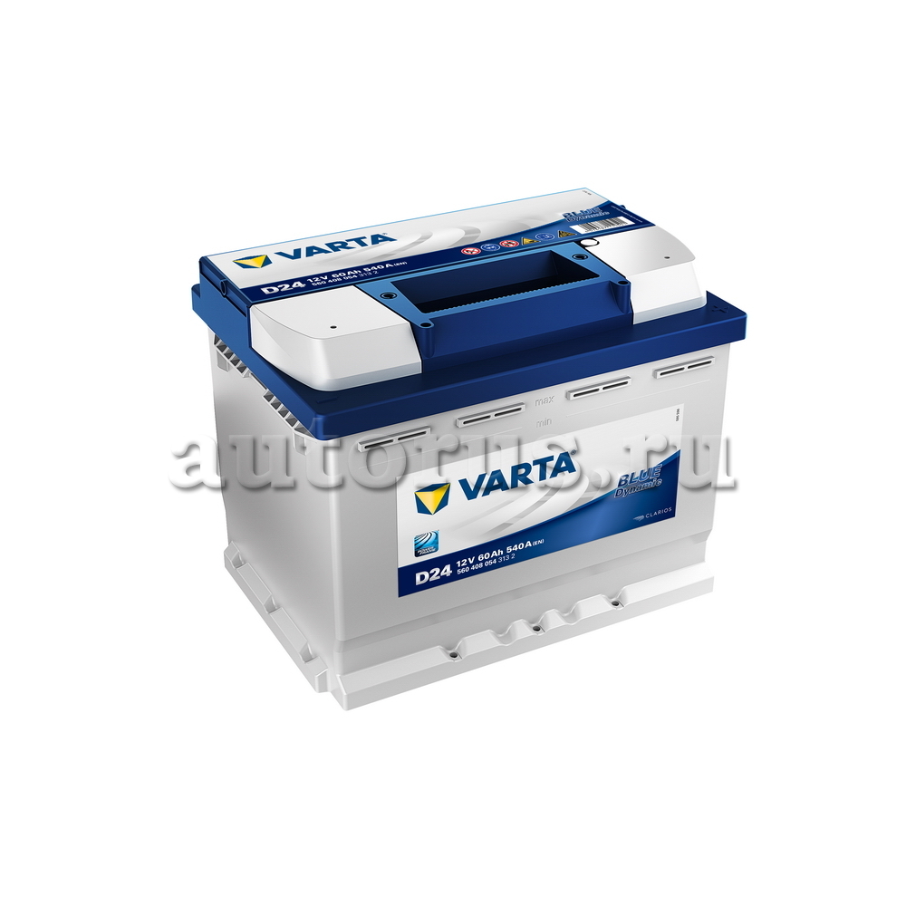 Varta 560408054 Аккумулятор Blue Dynamic 60 А/ч обратная R+ D24 242x175x190  EN540 А