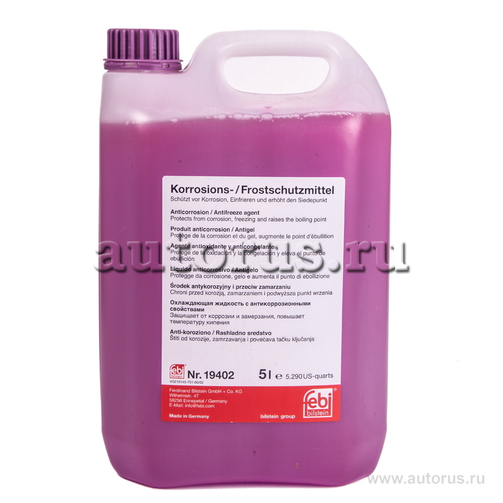  FEBI Korrosions-Frostschutzmittel G12+ концентрат фиолетовый 5 .