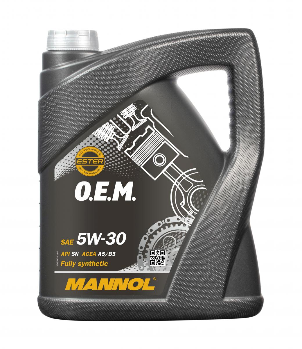 Масло моторное 5W30 синт. Energy Formula FR A5/B5 SN (5л) (Mannol)