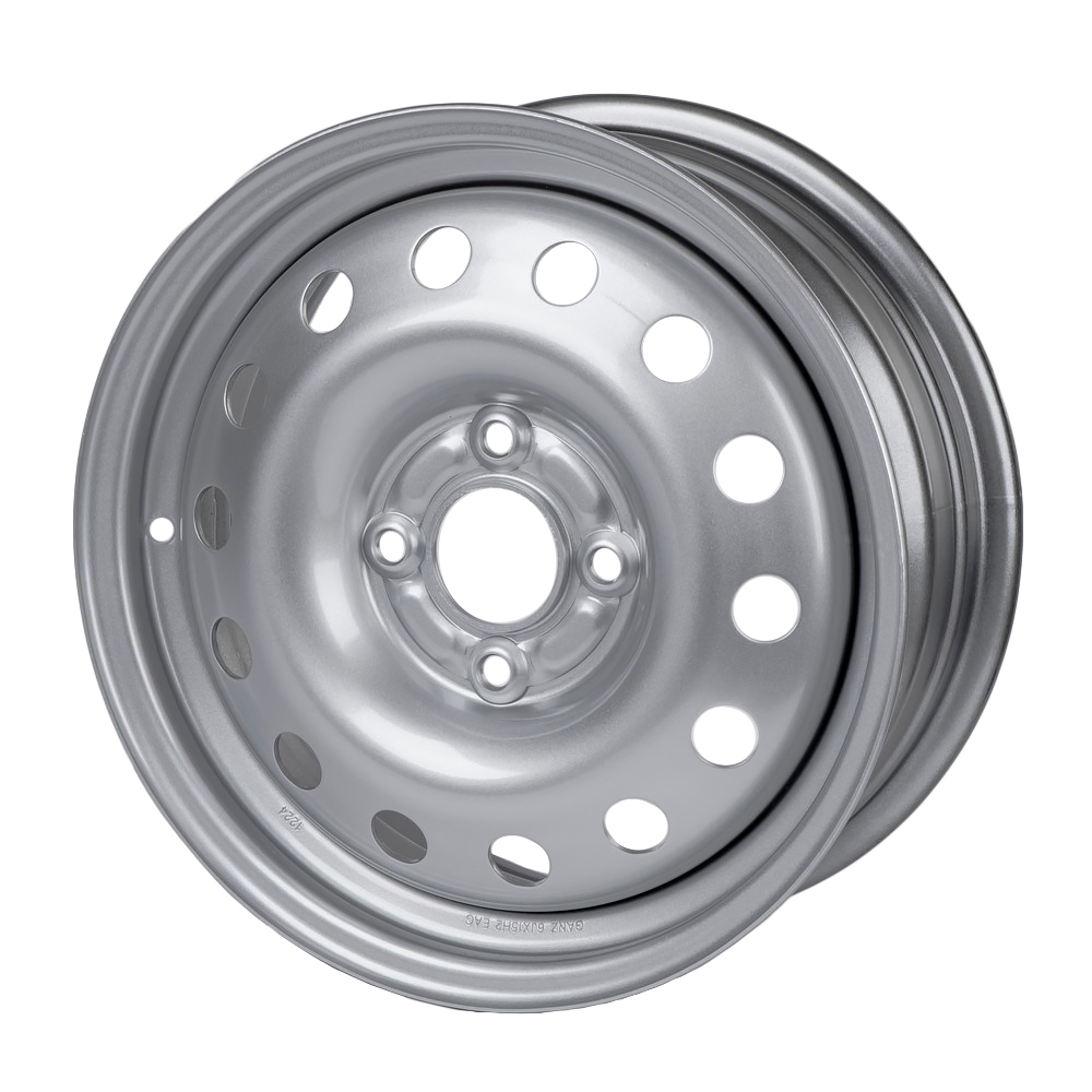 Диск штампованный R15 6J 4x10863.3 ET49 GANZ Silver GRN15049