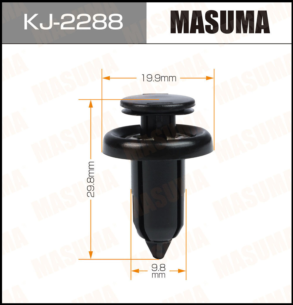 Masuma KJ2288 Клипса (пластиковая крепежная деталь)