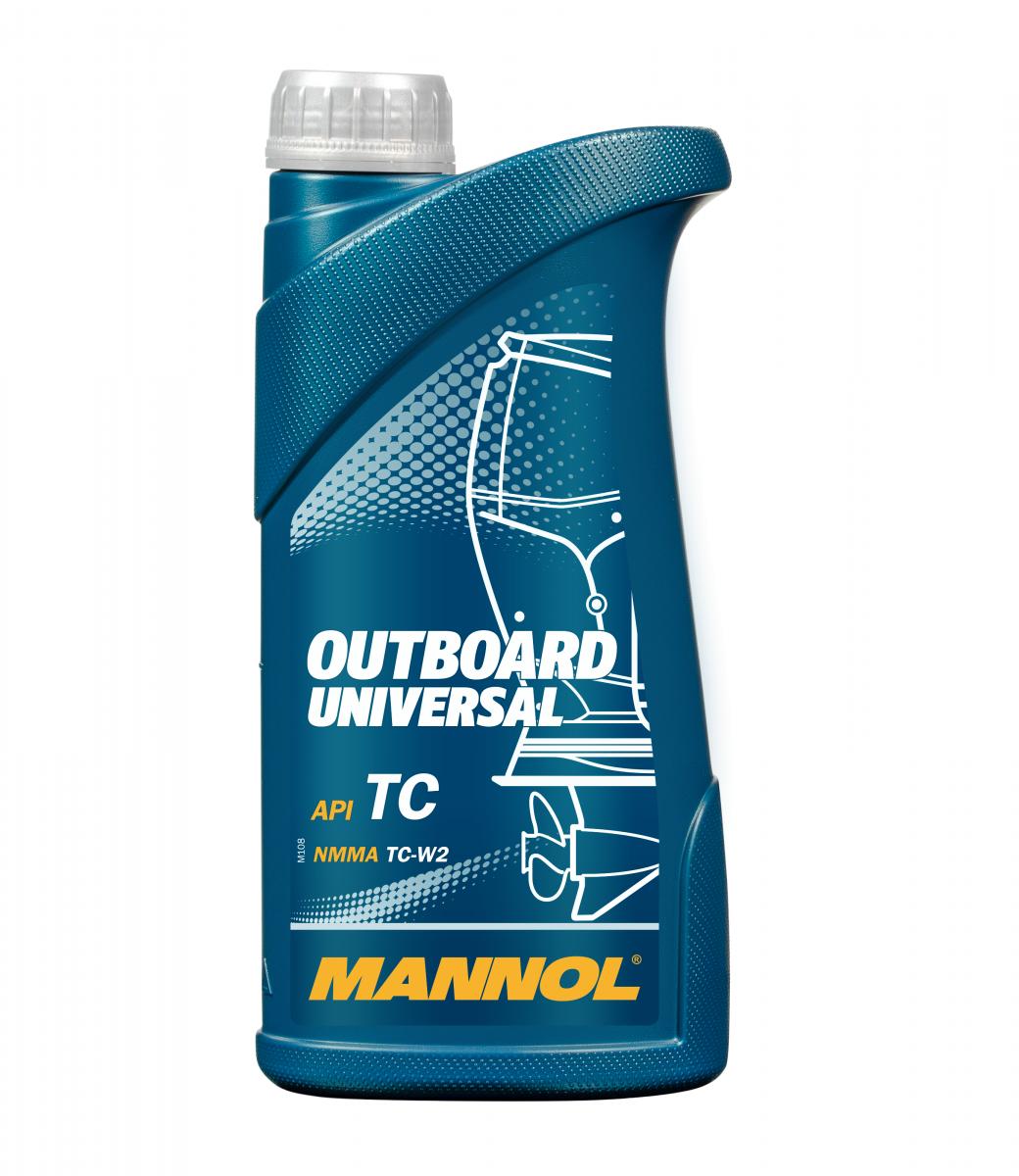 MANNOL 1421 Масло моторное Mannol Outboard Universal минеральное 1 л