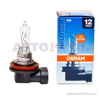 Лампа 12V H9 65W PGJ19-5 OSRAM ORIGINAL LINE 1 шт. картон 64213 OSRAM ...