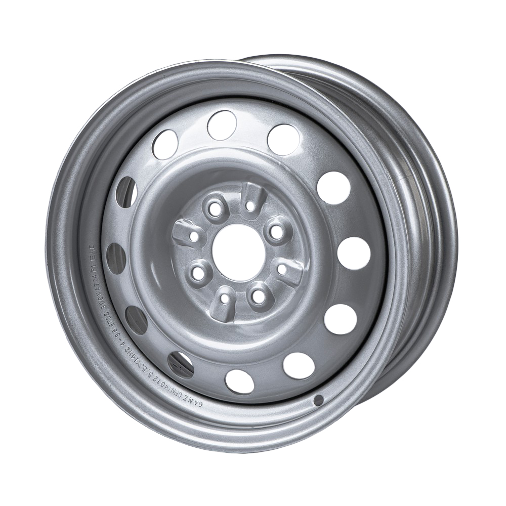 Диск штампованный R14 5.5J 4x9858.6 ET35 GANZ Silver GRN14012 12 (отверст)