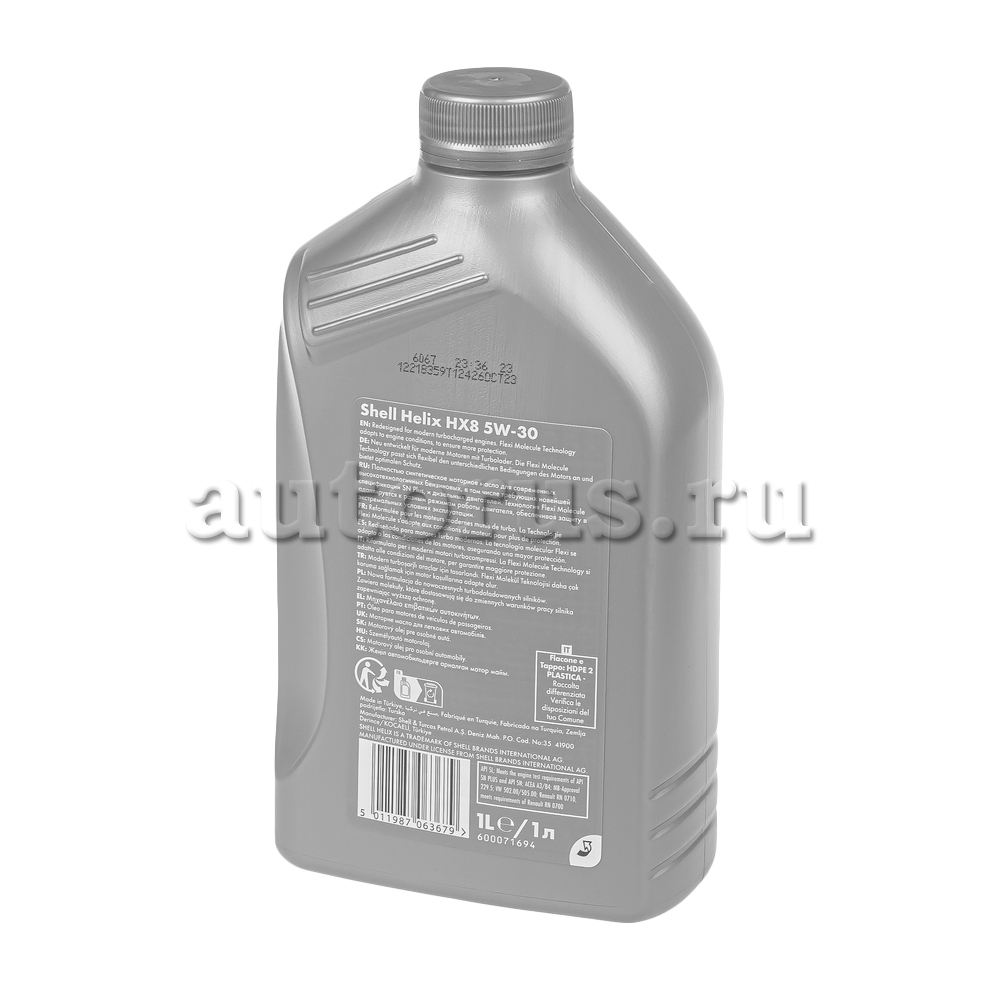 Shell 550052791 Масло моторное синтетика 5W-30 1 л.