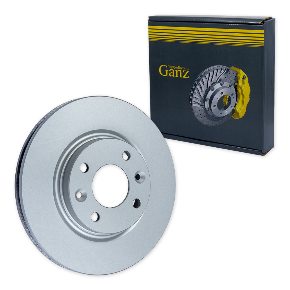 Диск тормозной передний с покрытием RENAULT Logan II 2013-> Vent D=258mm GANZ GIJ06062