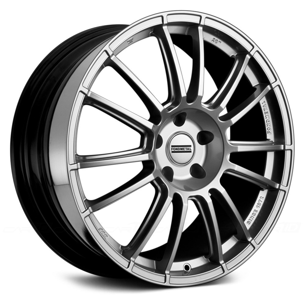 Диск литой R19 8.5J 5x112/75 ET25 FONDMETAL 9RR Glossy Silver RF06145 ...