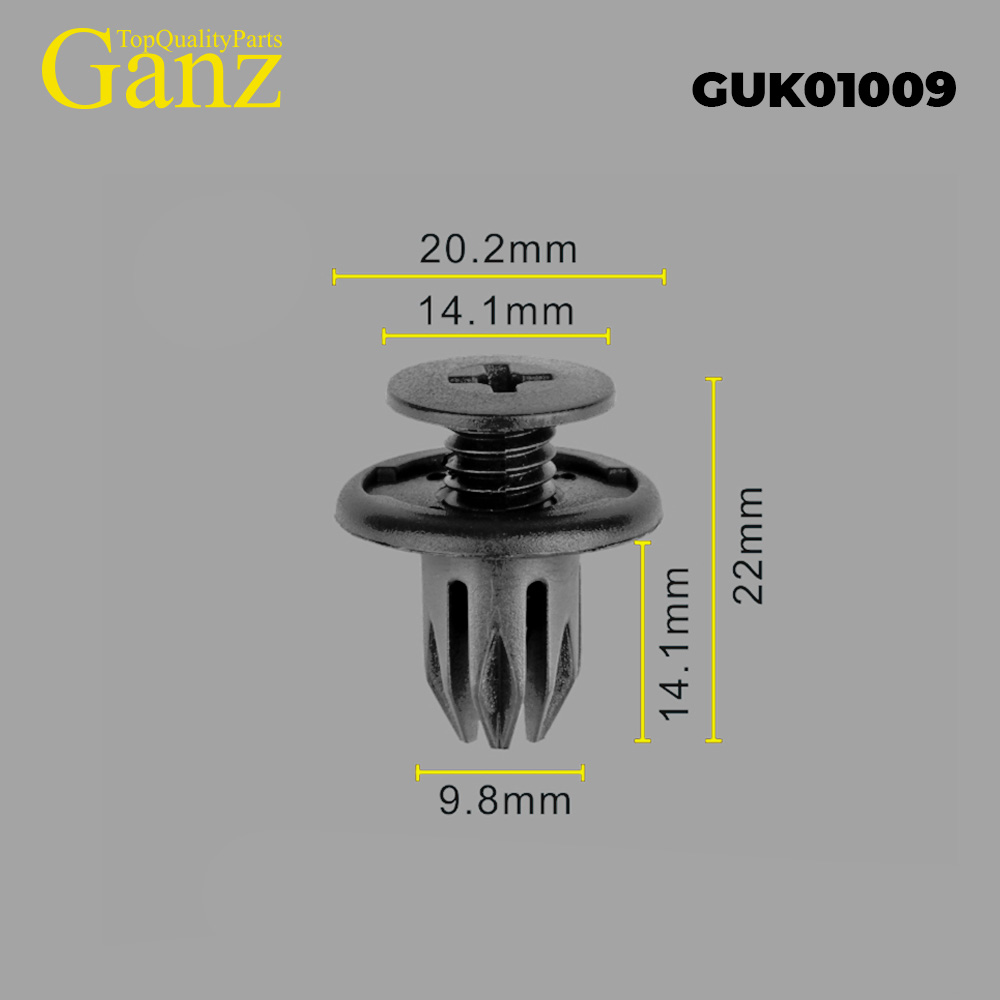 Клипса универсальная  GANZ GUK01009