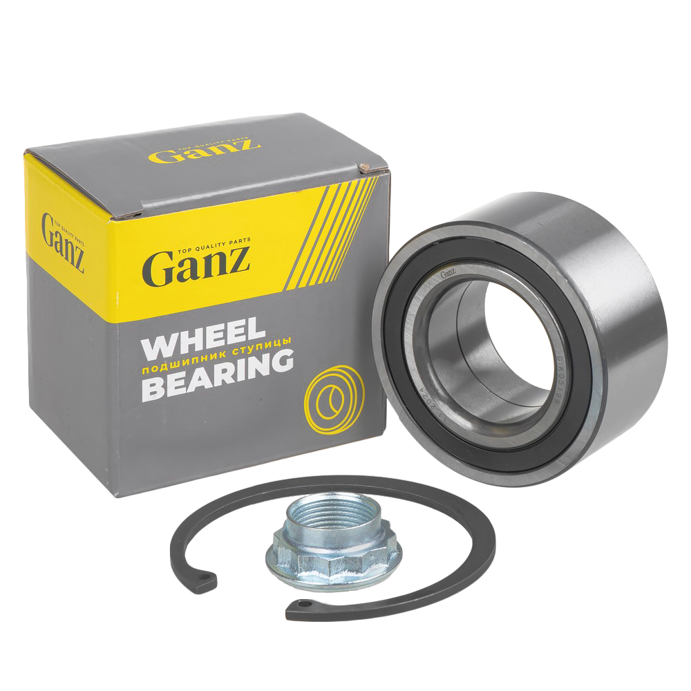 Подшипник ступицы задний MB W201202203124210 (+гайка) GANZ GIK05199