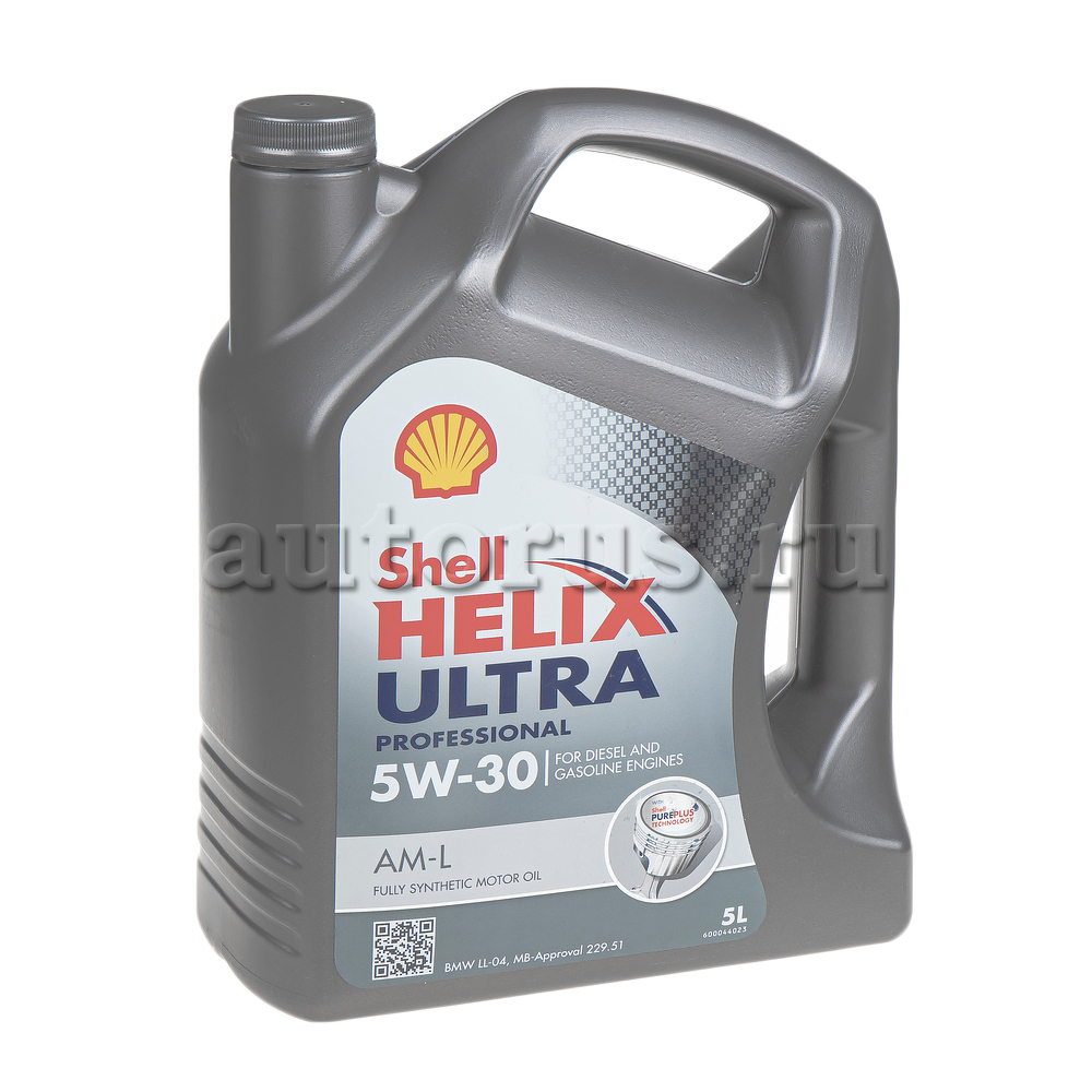 Масло моторное SHELL Helix Ultra Professional AM-L 5W-30 синтетическое 5 л  550046682