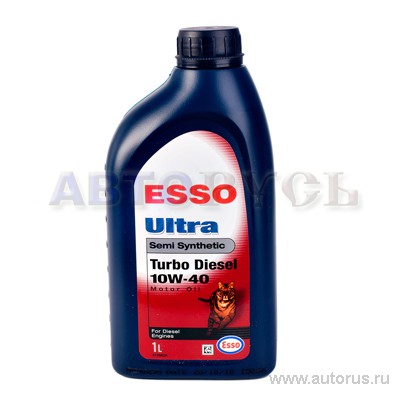 Масло моторное ESSO Ultra Turbo Diesel 10W-40 полусинтетическое 1 л ...