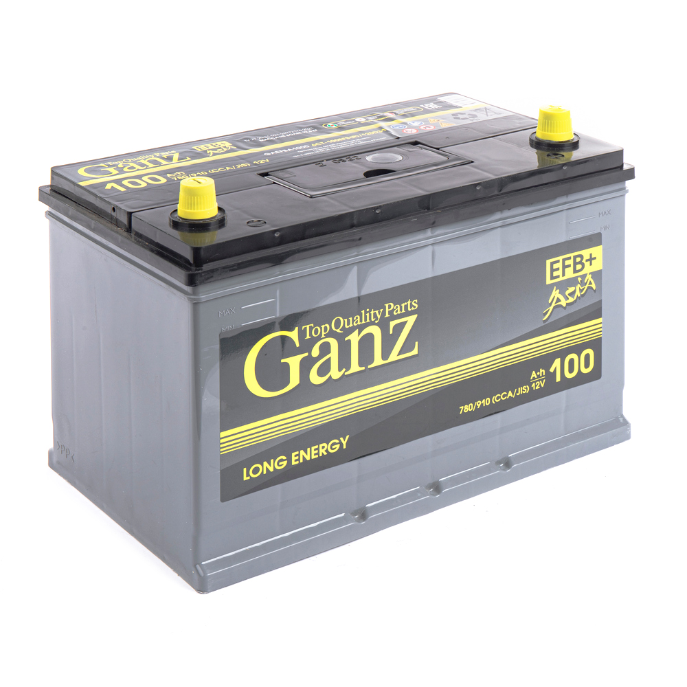 Аккумулятор GANZ ASIA EFB 100 Ач обратный R+ 306x175x225 D31 EN 780 А