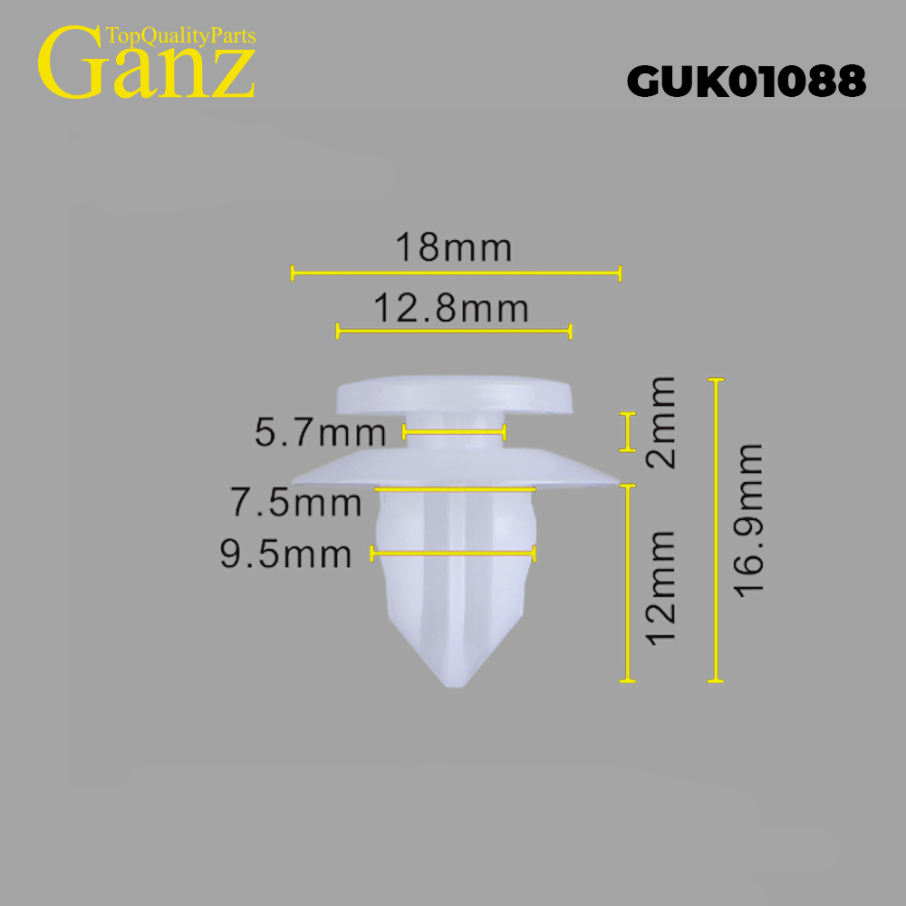 Клипса универсальная  GANZ GUK01088