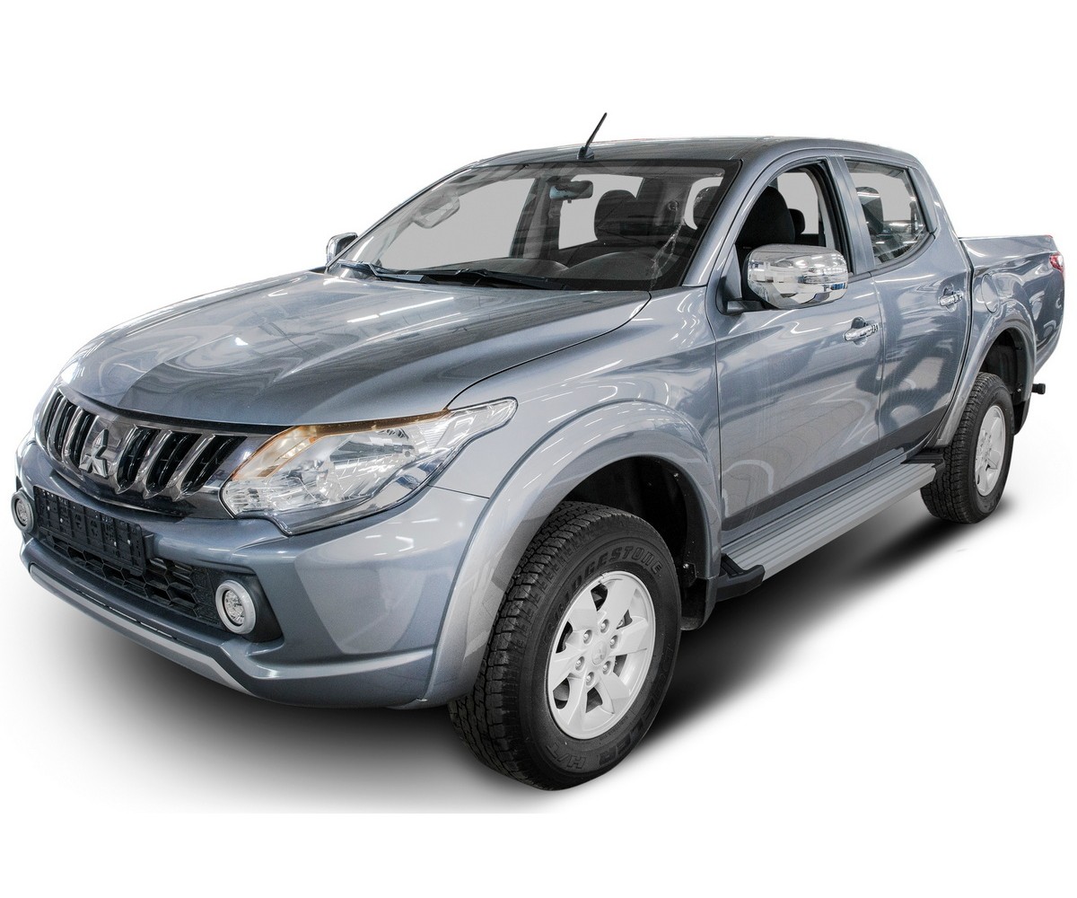 Rival F193AL40031 Пороги Silver Mitsubishi L200 IV 06-, 193 см, al