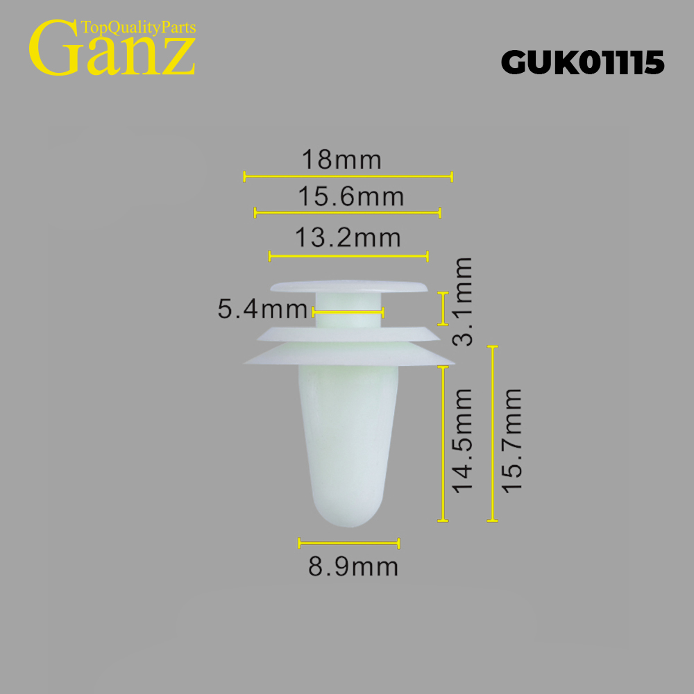 Клипса универсальная  GANZ GUK01115