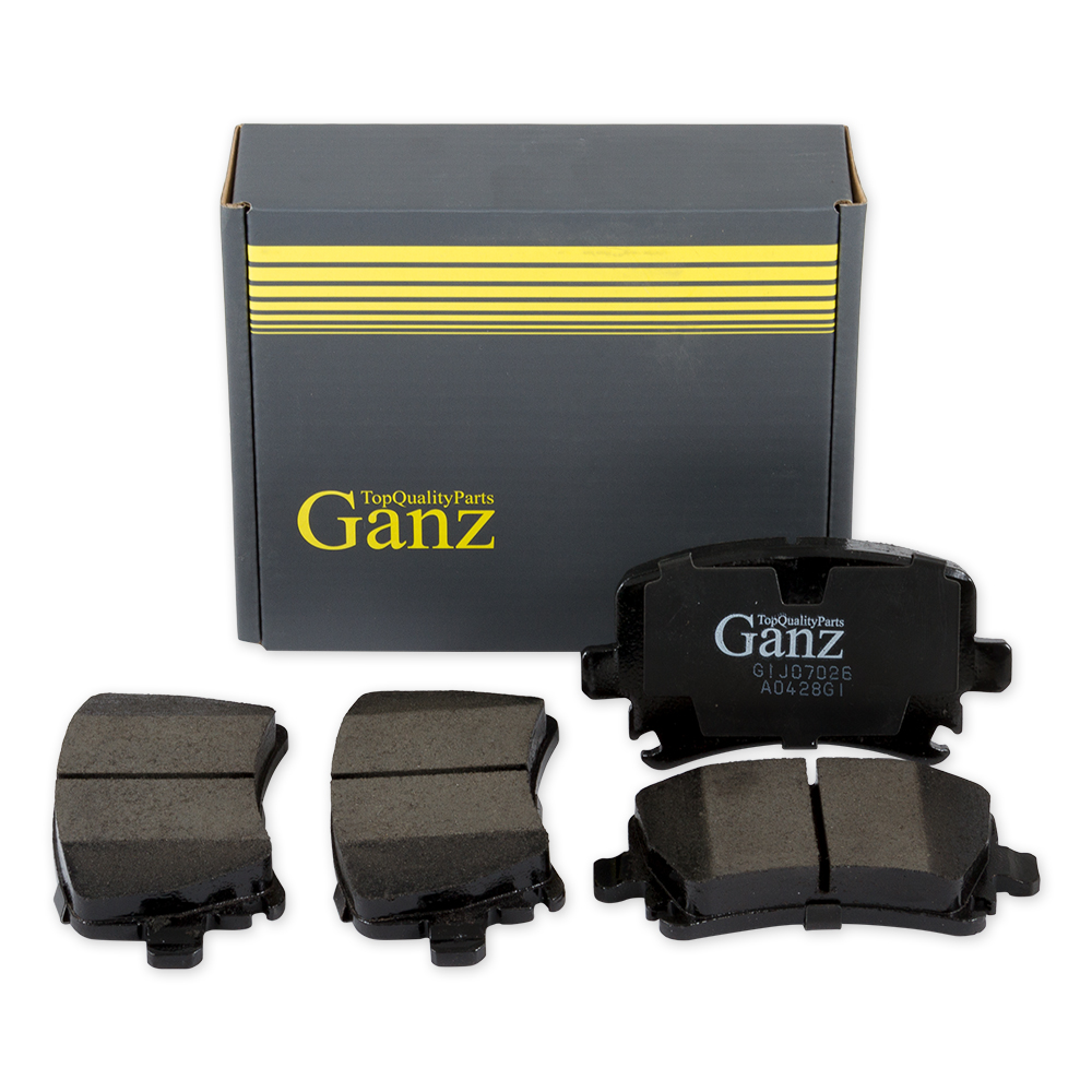 Колодки задние (под датчик) AD A3 A6 VW G4 G5 B5 B6 Tiguan GANZ GIJ07026