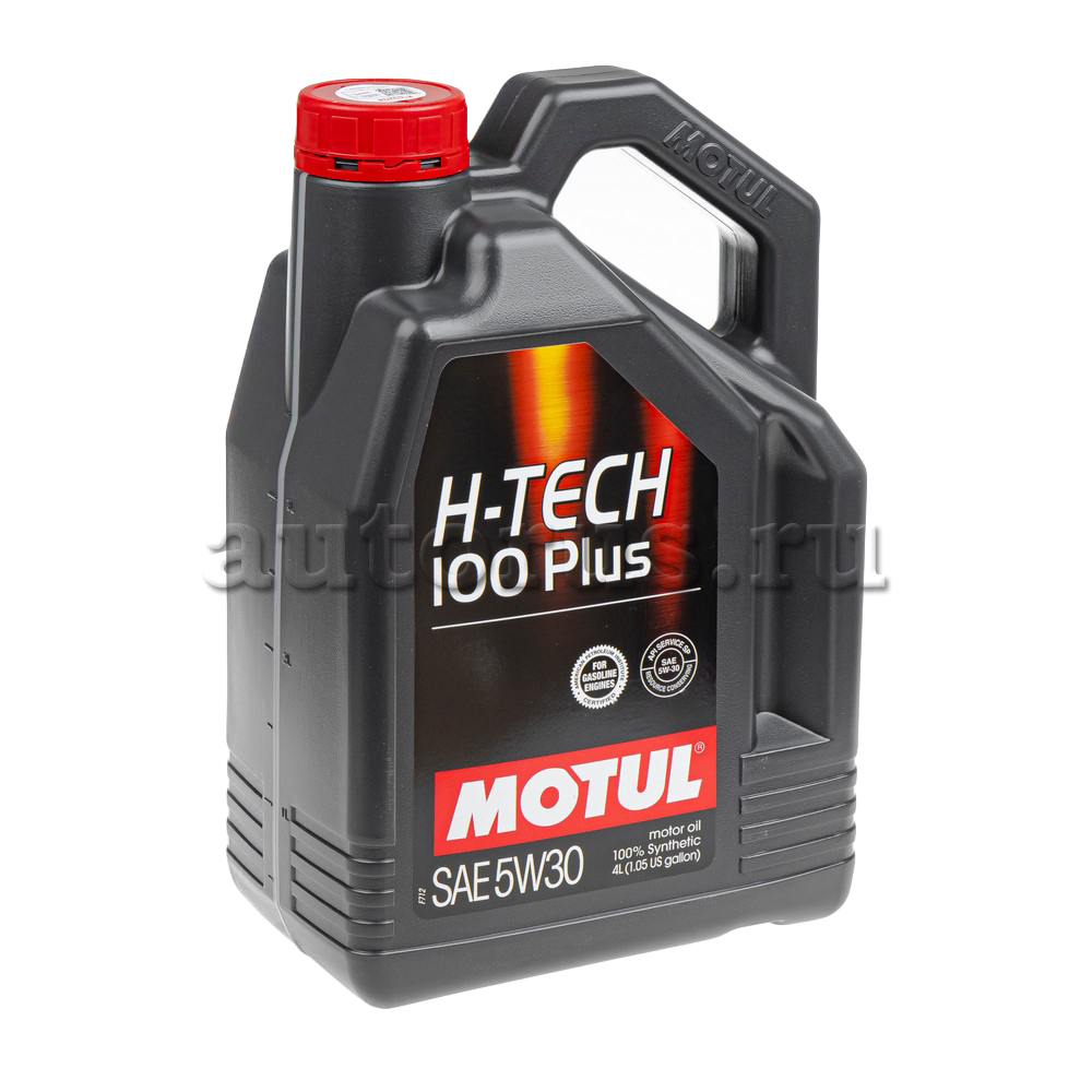 112142 MOTUL Масло моторное H-TECH 100 PLUS 5W-30 синтетическое 4 л