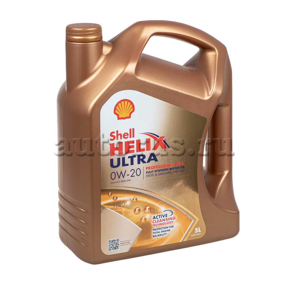 Масло моторное SHELL Helix Ultra Professional AS-L 0W-20 синтетическое 5 л 550055736 SHELL артикул 550055736 - цена, характеристики, купить в Москве в интернет-магазине автозапчастей АВТОРУСЬ