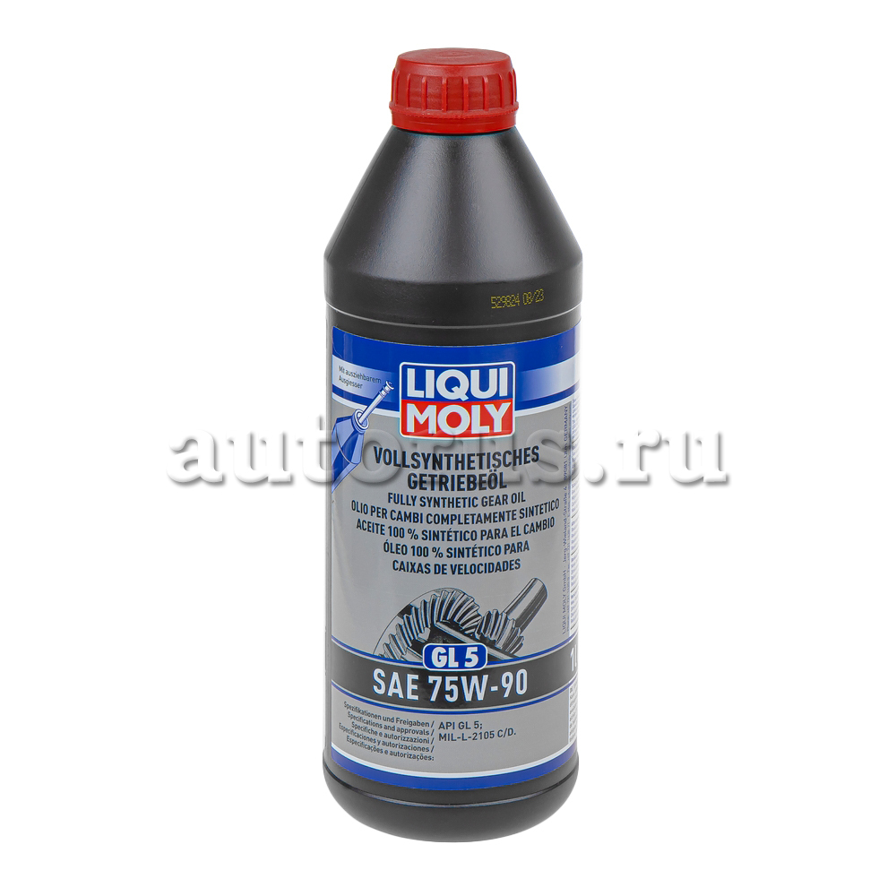 LIQUI MOLY 1414 Синтетическое трансмиссионное масло Vollsynthetisches  Getriebeoil 75W-90 1л