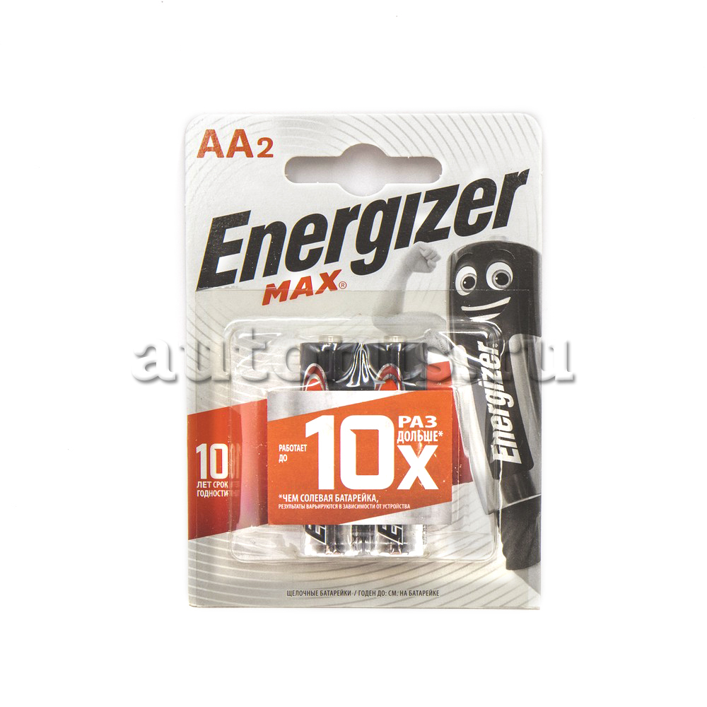 Батарейка алкалиновая Energizer Max AA 1,5V E301532801 Energizer артикул  E301532801 - цена, характеристики, купить в Москве в интернет-магазине  автозапчастей АВТОРУСЬ