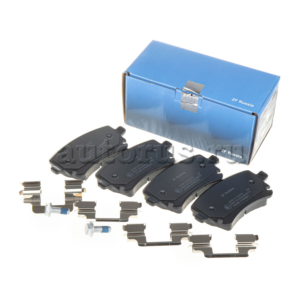 Колодки задние AUDI A4/A6/A8 2.8-4.2/3.0TDi ZF Russia GDB1516 ZFR ZF Russia артикул GDB1516 ZFR - цена, характеристики, купить в Москве в интернет-магазине автозапчастей АВТОРУСЬ