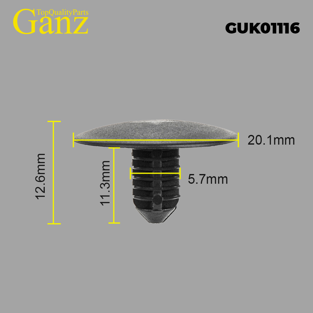 Клипса универсальная  GANZ GUK01116