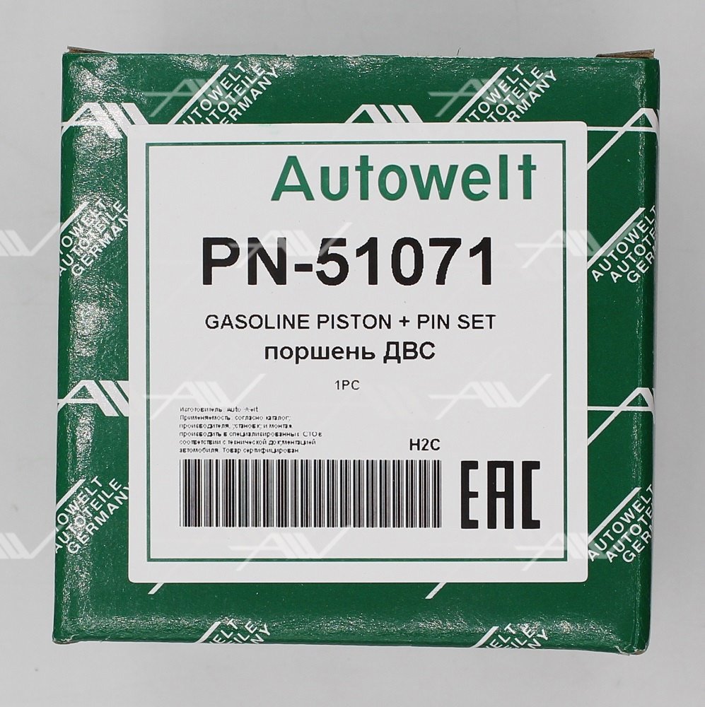 Autowelt PN51071 поршень 0.50 VW 1.6 AEA/AEE/AHS/ALM