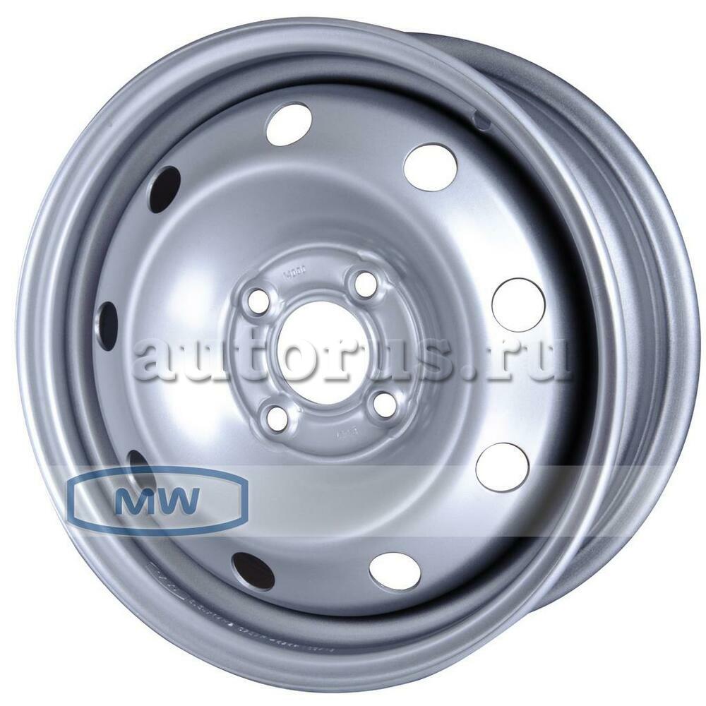 Диск штампованный R14 5.5J 4x100/60.1 ET43 Magnetto Silver 14000 S AM Magnetto артикул 14000 S AM - цена, характеристики, купить в Москве в интернет-магазине автозапчастей АВТОРУСЬ