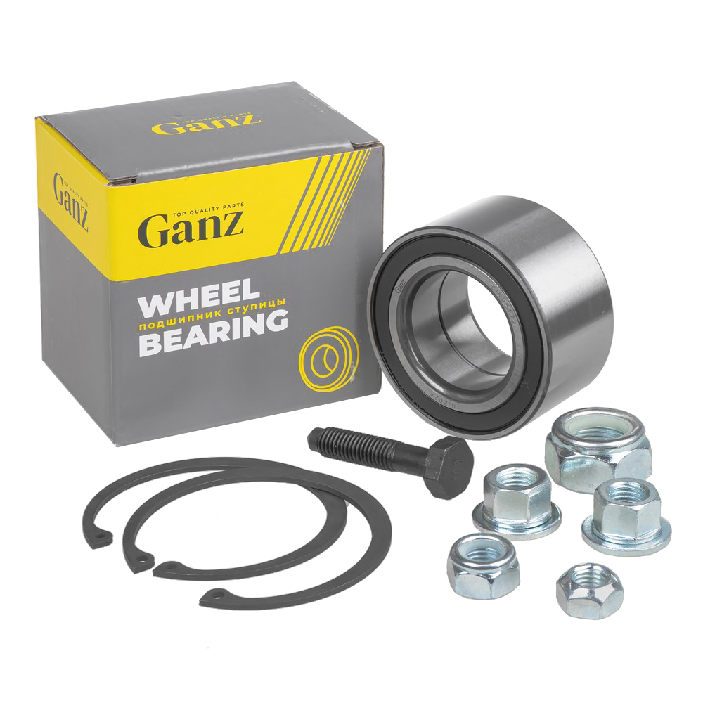 Подшипник ступицы передний VW G2G3B3B4 (полный к-т) GANZ GIK05172
