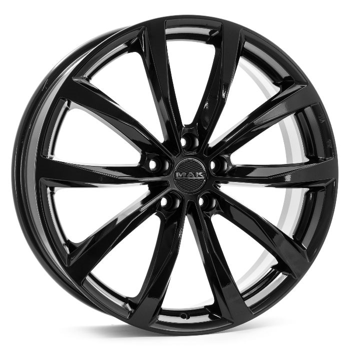 Диск литой R17 7.5J 5x114.3/76 ET48 MAK Wolf Gloss Black F7570WFGB48F3 ...