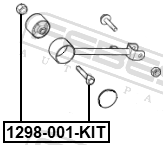 Болт крепления подвески ремкомплект HYUNDAI AZERA 05 2005- FEBEST 1298-001-KIT FEBEST артикул 1298-001-KIT - цена, характеристики, купить в Москве в интернет-магазине автозапчастей АВТОРУСЬ