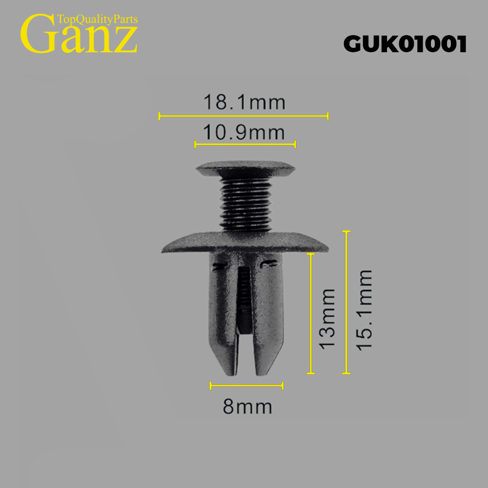 Клипса универсальная  GANZ GUK01001