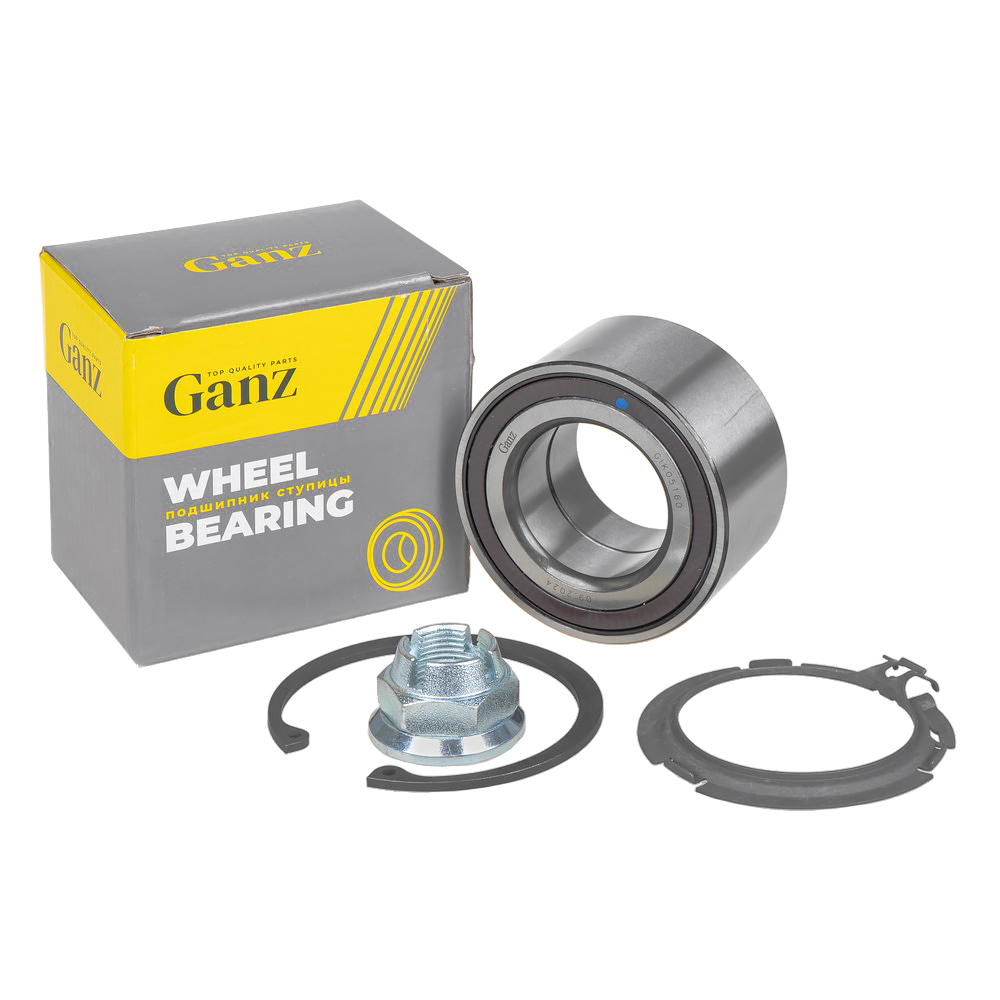 Подшипник ступицы передней RENAULT Megane IIScenic II 02-09 GANZ GIK05160