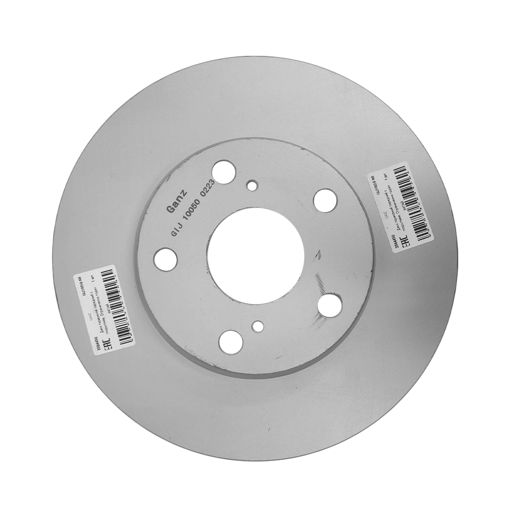 Диск&nbsp;тормозной&nbsp;передний&nbsp;с&nbsp;покрытием,&nbsp;Уценка TOYOTA Auris II 2012-> D=277mm Уценка GANZ GIJ10050-N0