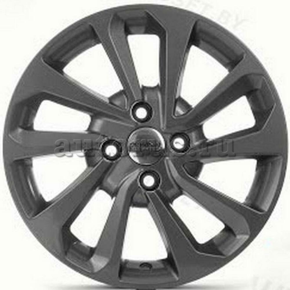 Диск литой R15 6J 4x100/54.1 ET46 СКАД KL320 Графит 3320027 СКАД артикул  3320027 - цена, характеристики, купить в Москве в интернет-магазине  автозапчастей АВТОРУСЬ