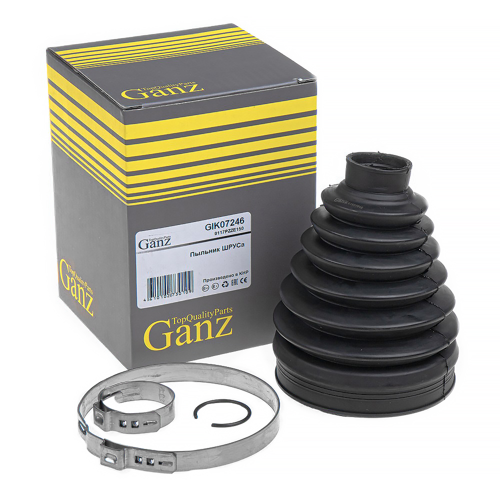 Пыльник ШРУСа наружный HYUNDAI  KIA  SUZUKI  TOYOTA 82x105x25,5mm GANZ GIK07246