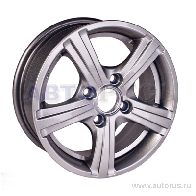 Диск литой R13 5.5J 4x100/67.1 ET43 КИК Лион блэк платинум A2748 КИК ...