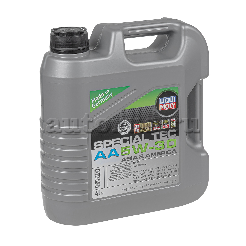 Масло моторное LIQUI MOLY Leichtlauf Special AA 5W-30 синтетическое 4 л  7616/7516 LIQUI MOLY артикул 7616 - цена, характеристики, купить в Москве в  интернет-магазине автозапчастей АВТОРУСЬ