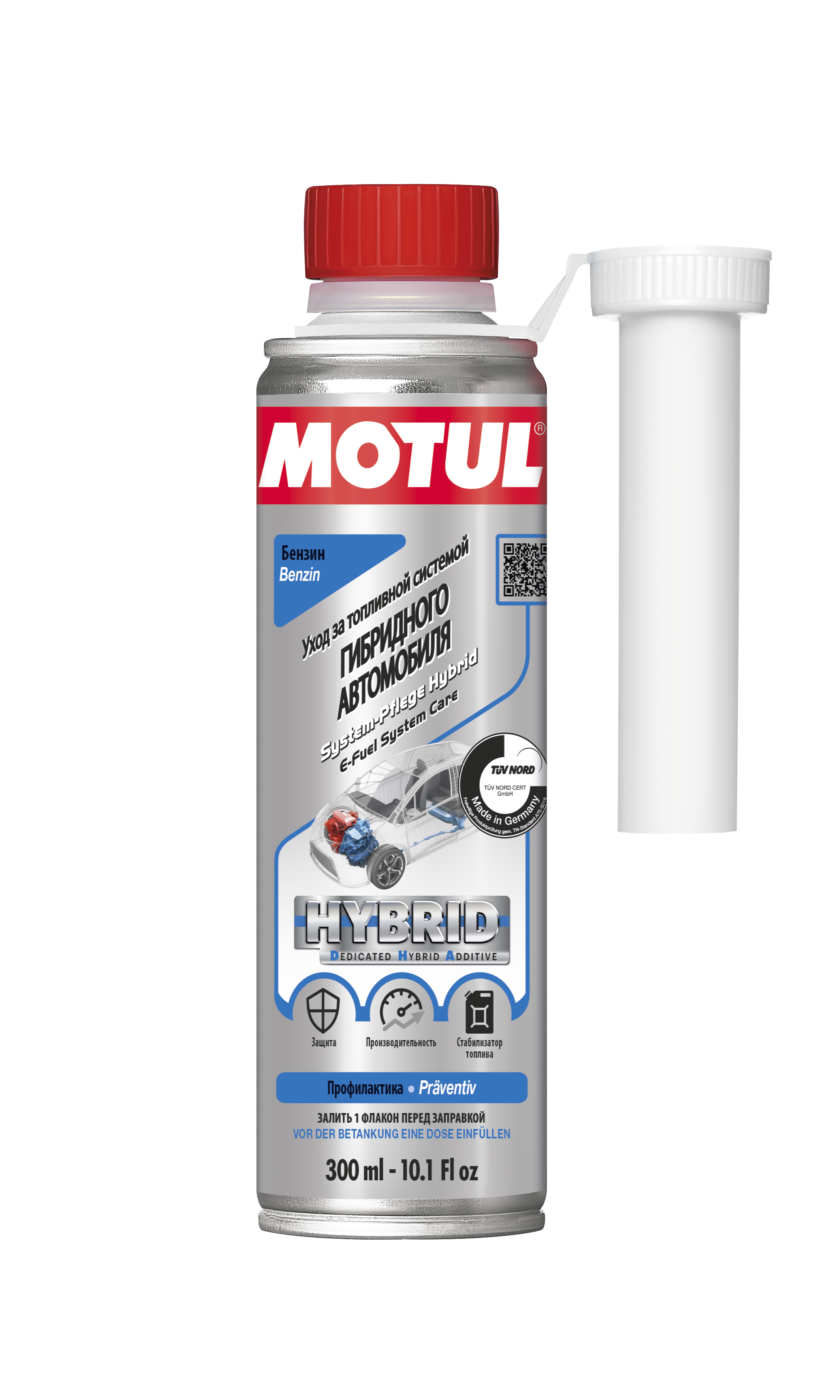 MOTUL 110887 Промывка топливной системы e-FUEL SYSTEM CARE 300мл