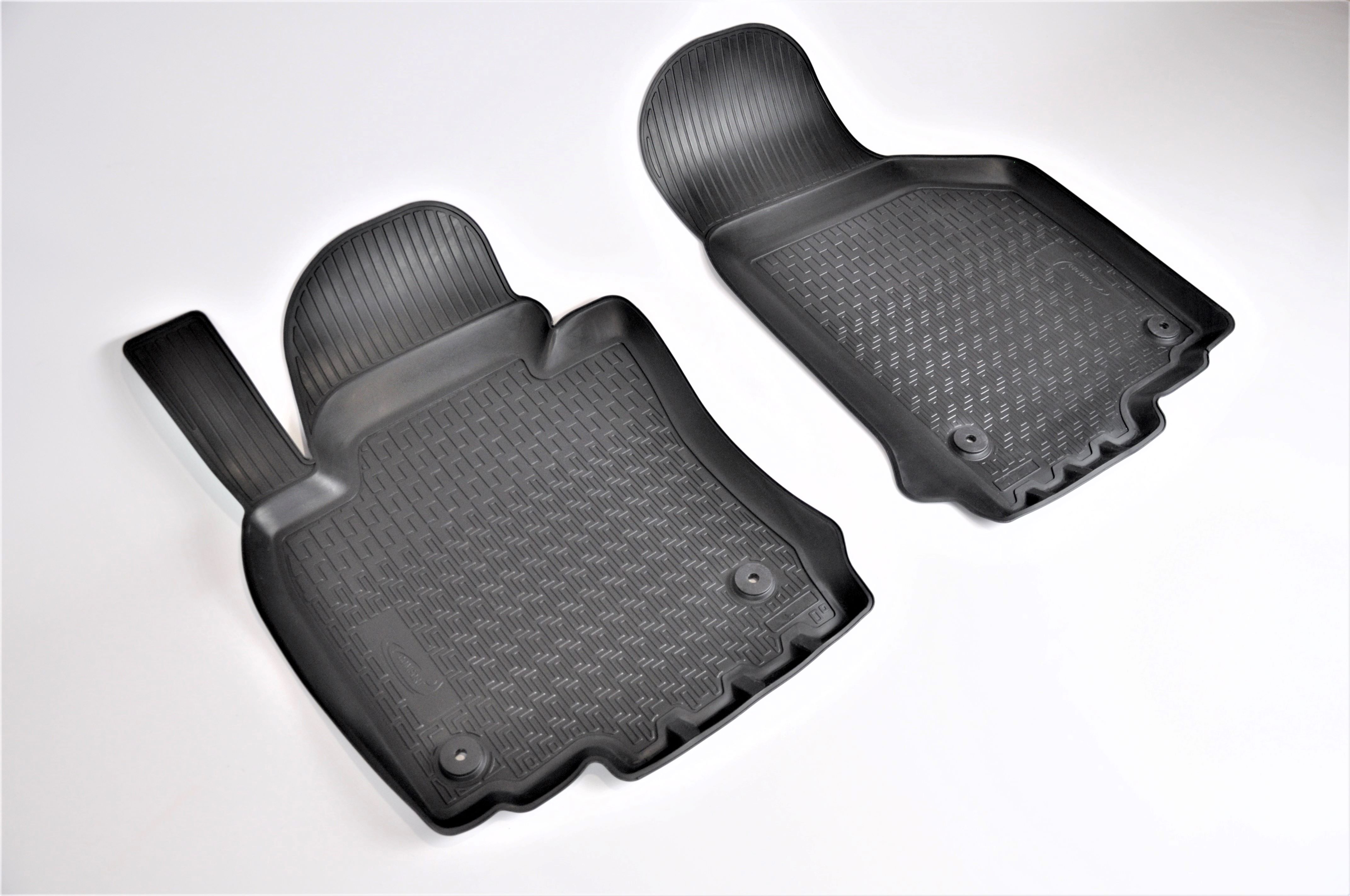 Коврики в салон передние 2шт полиуретан с крепежом Seat Leon II хэтчбек ...