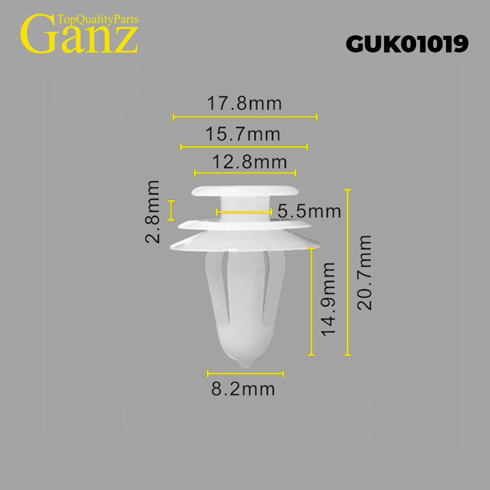 Клипса универсальная  GANZ GUK01019