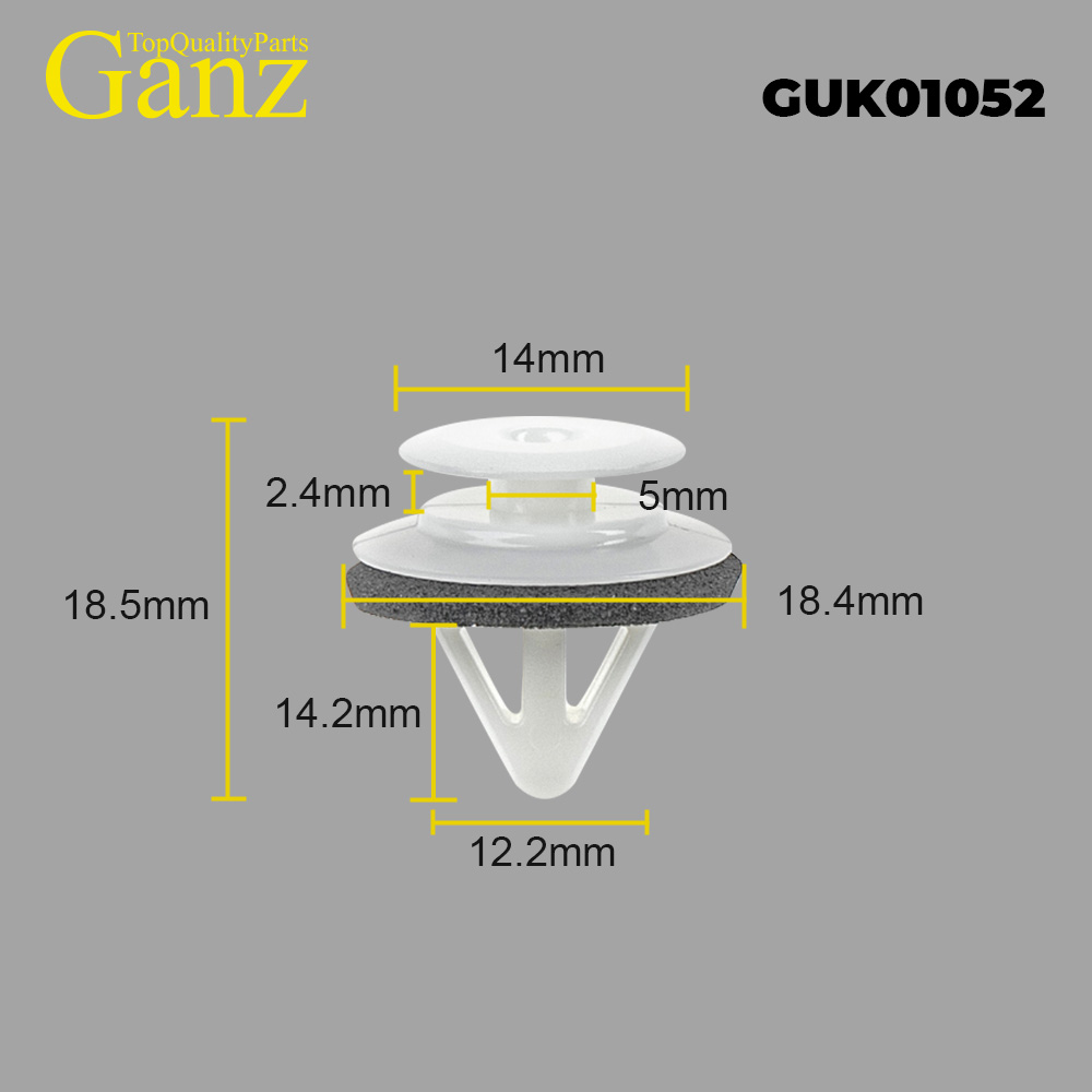 Клипса универсальная  GANZ GUK01052