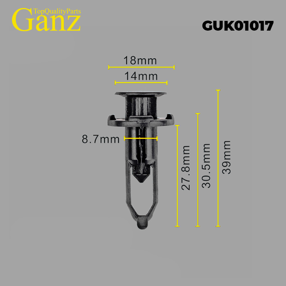 Клипса универсальная  GANZ GUK01017
