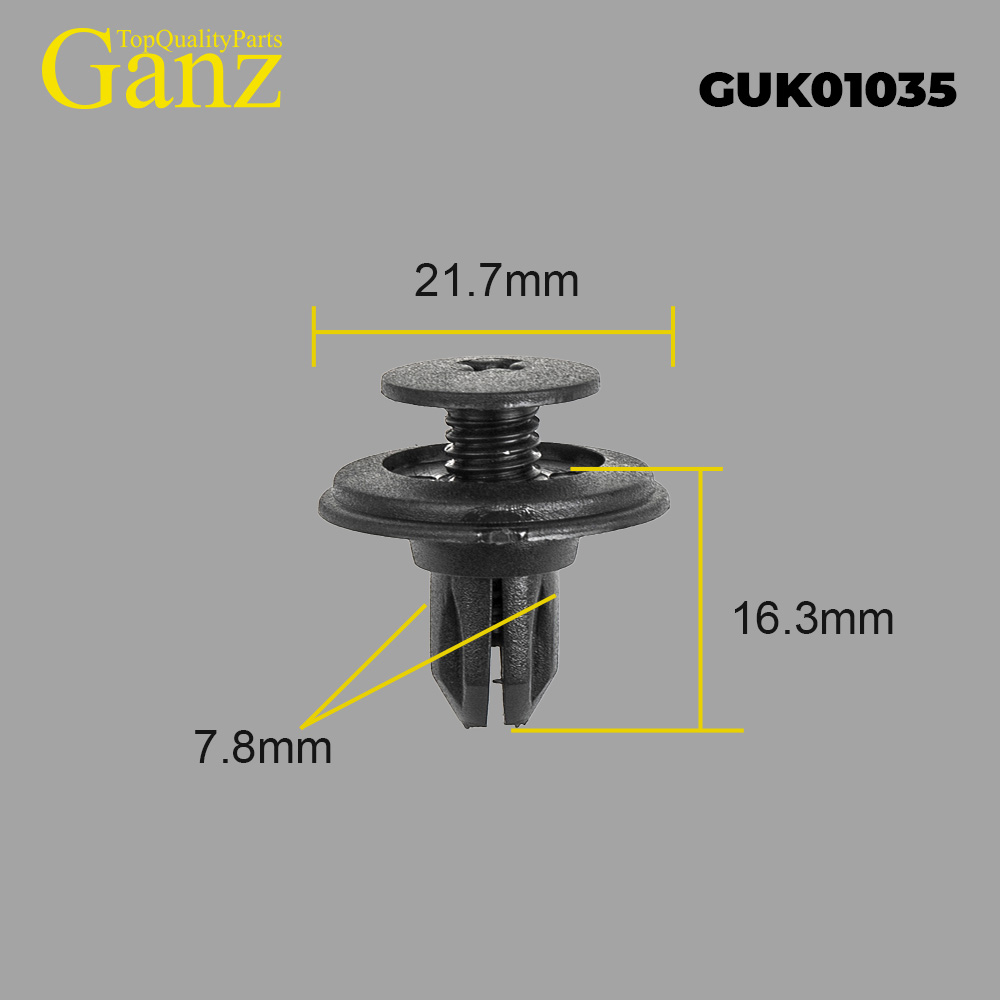 Клипса универсальная  GANZ GUK01035
