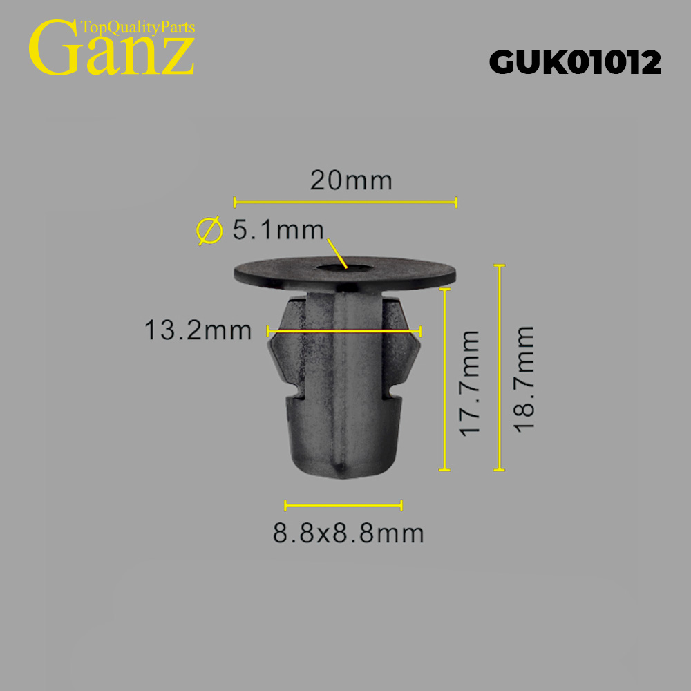 Клипса универсальная  GANZ GUK01012