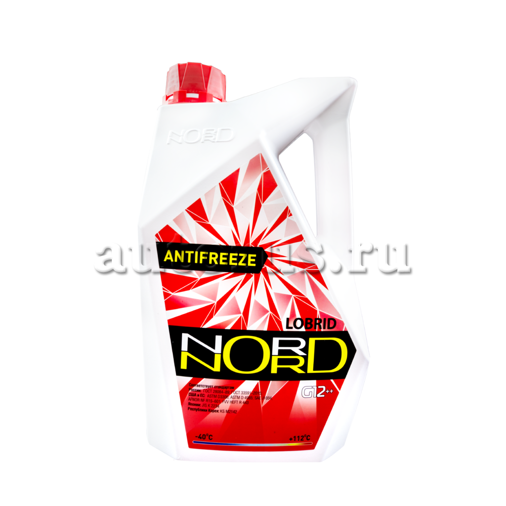 Антифриз NORD High Quality Antifreeze готовый -40C красный 3 кг NR 22243 NORD артикул NR 22243 - цена, характеристики, купить в Москве в интернет-магазине автозапчастей АВТОРУСЬ