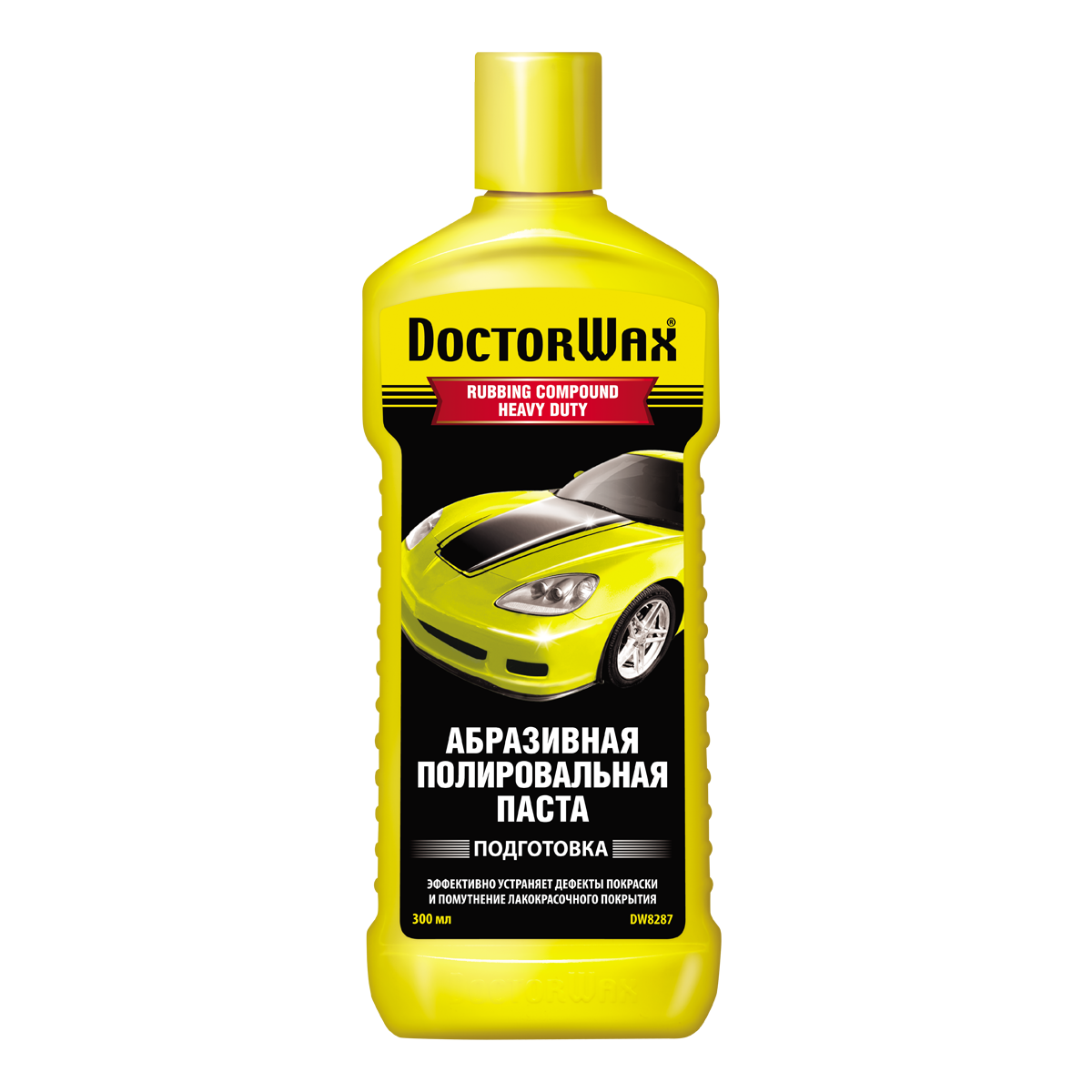 Полироль паста абразивная 300 мл Doctor Wax DW8287 Doctor Wax артикул  DW8287 - цена, характеристики, купить в Москве в интернет-магазине  автозапчастей АВТОРУСЬ